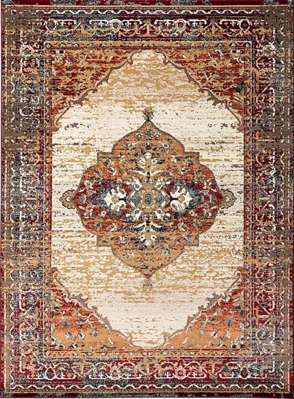 Coimo Red 7'9 x 9'9 Rug