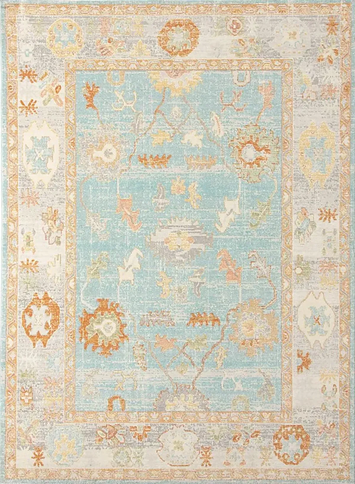 Olgia Blue 7'9 x 9'9 Rug