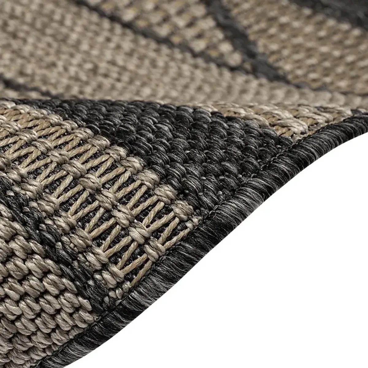 Ecrosia Taupe 6'6 x 9'4 Indoor/Outdoor Rug