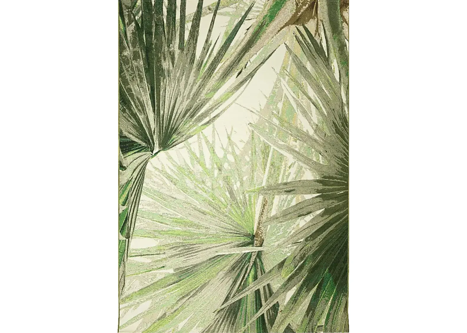 Marpond Green 6'8 x 9'4 Indoor/Outdoor Rug