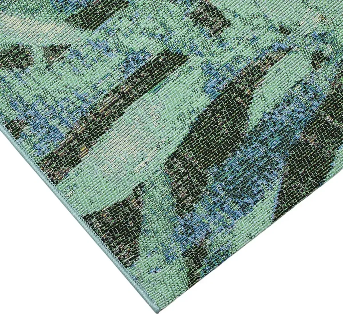 Creekani Blue 6'8 x 9'4 Indoor/Outdoor Rug