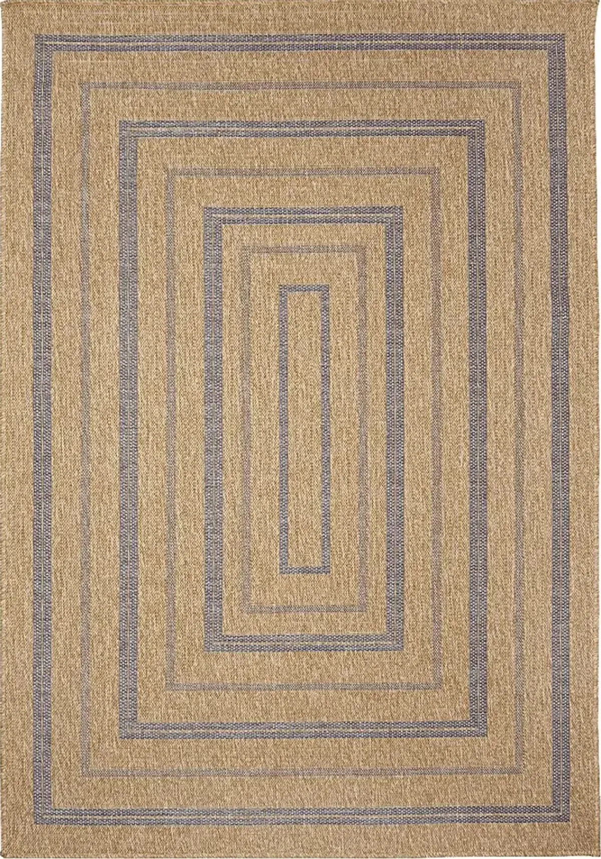 Dunhead Navy 6'8 x 9'4 Indoor/Outdoor Rug