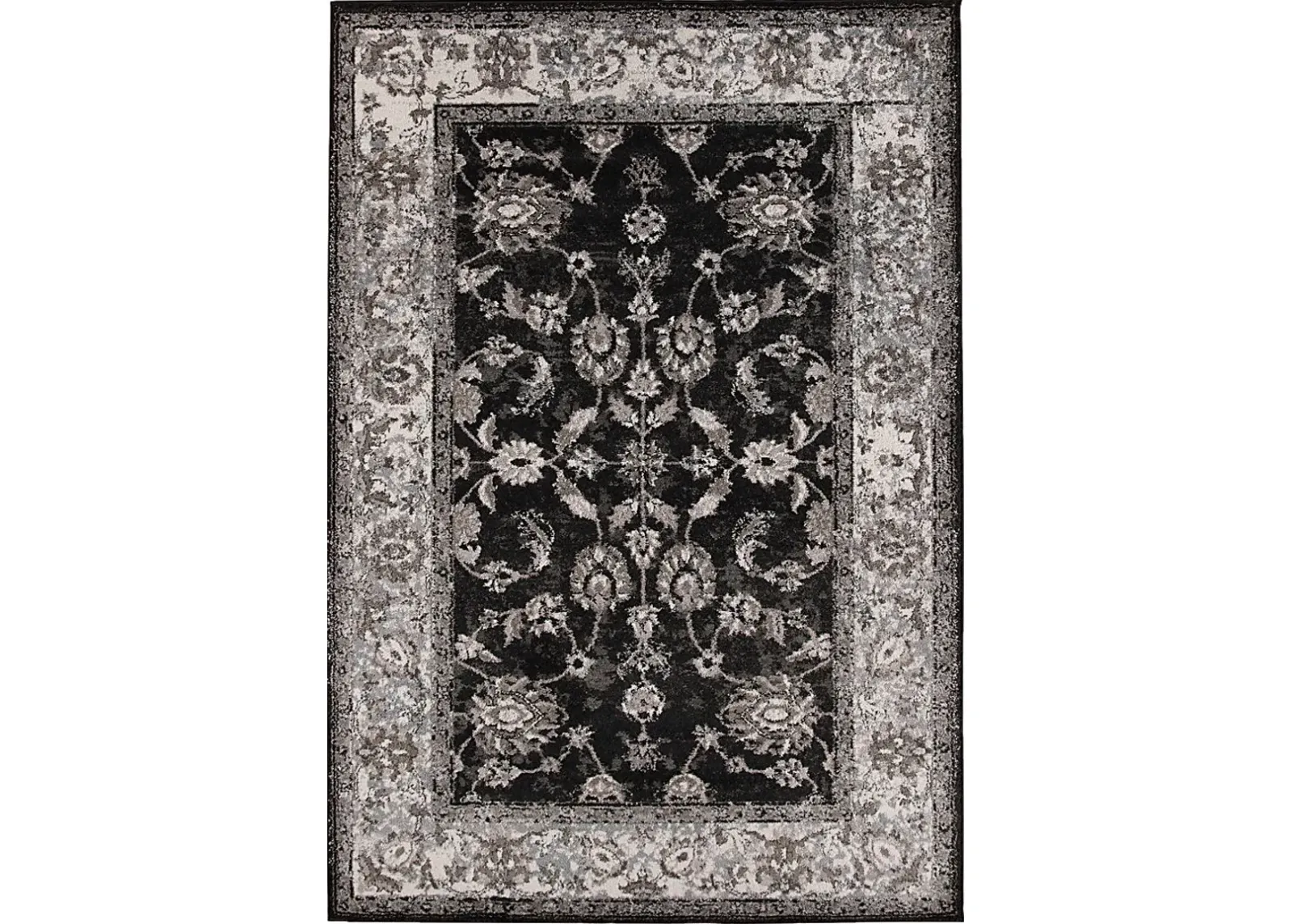 Amshall Black 7'9 x 9'9 Rug