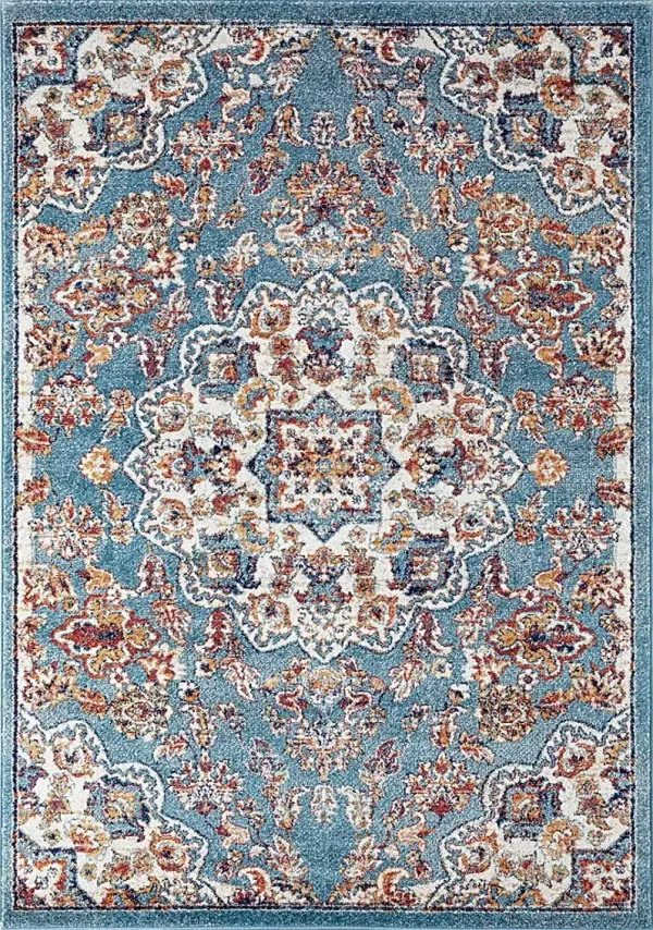 Chicana Blue 7'9 x 9'9 Rug
