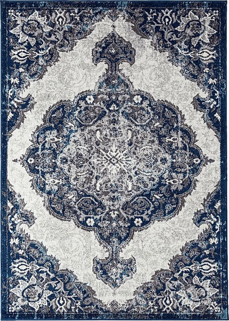 Hudtane Navy 7'9 x 9'9 Rug