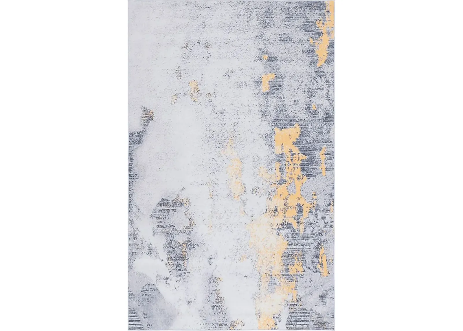 Zhoro Gray/Gold 6' x 9' Rug