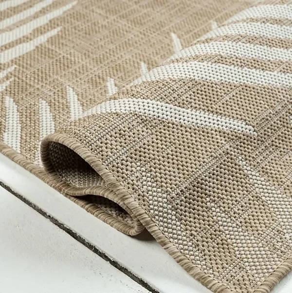 Twilree I Beige 6'6 x 9' Indoor,Outdoor Rug