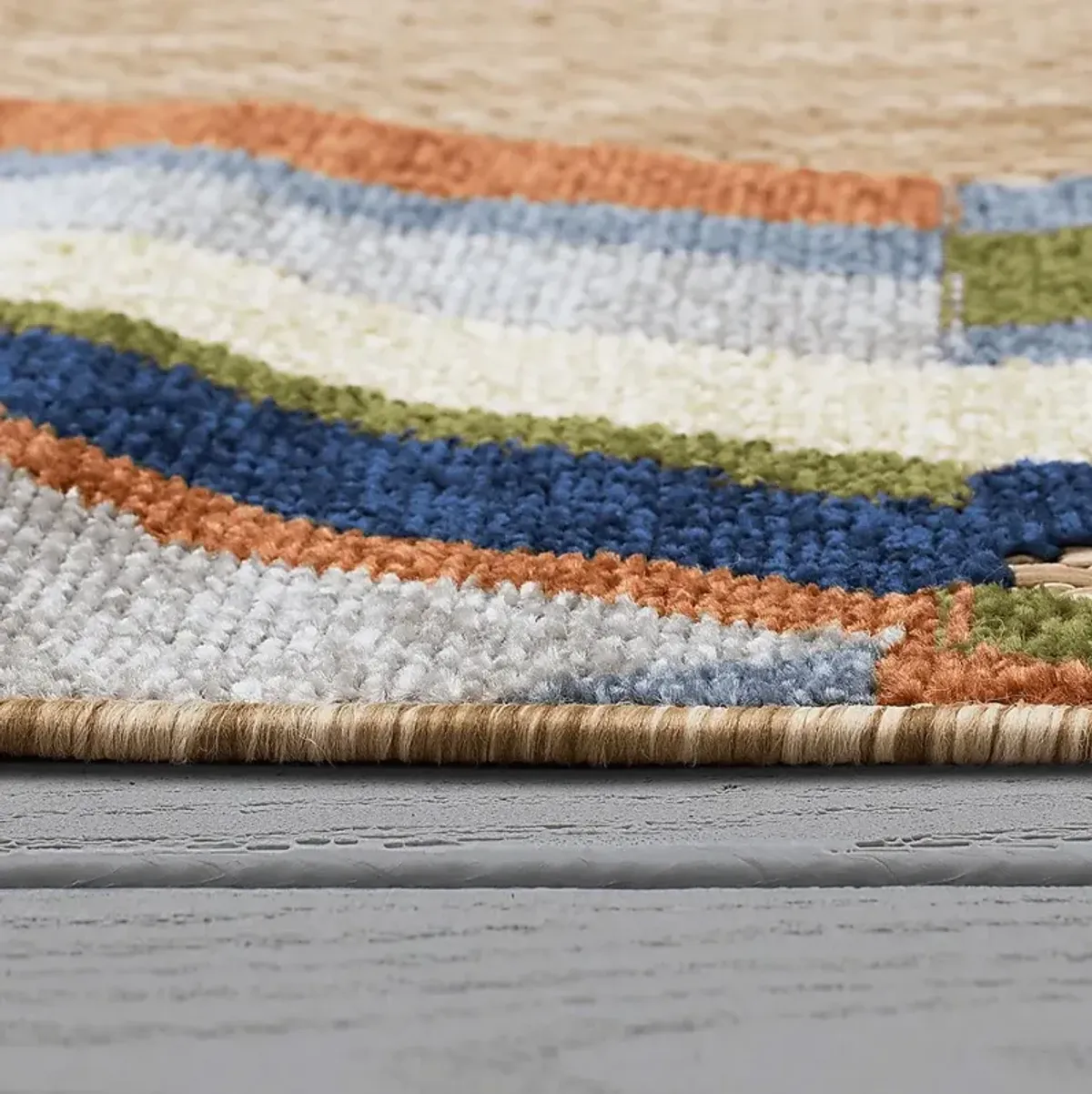 Cudsay Coast Multi 6' x 9' Indoor/Outdoor Rug