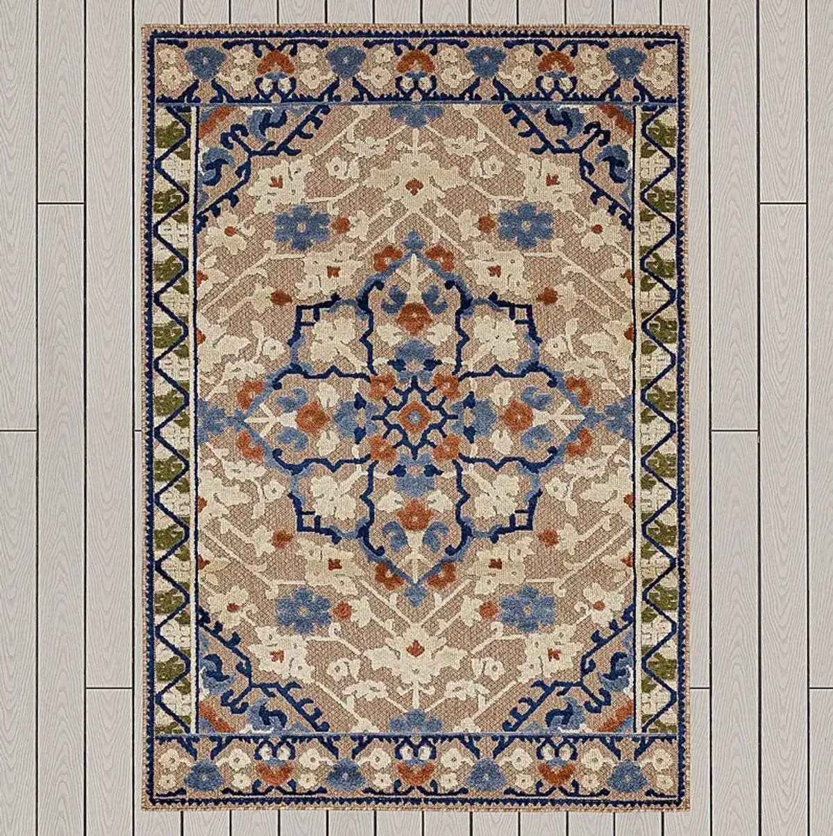 Bannia Bay Multi 6' x 9' Indoor/Outdoor Rug