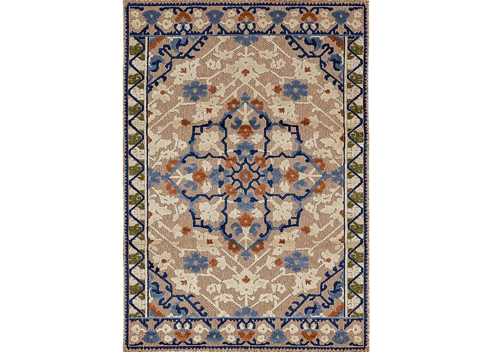 Bannia Bay Multi 6' x 9' Indoor/Outdoor Rug