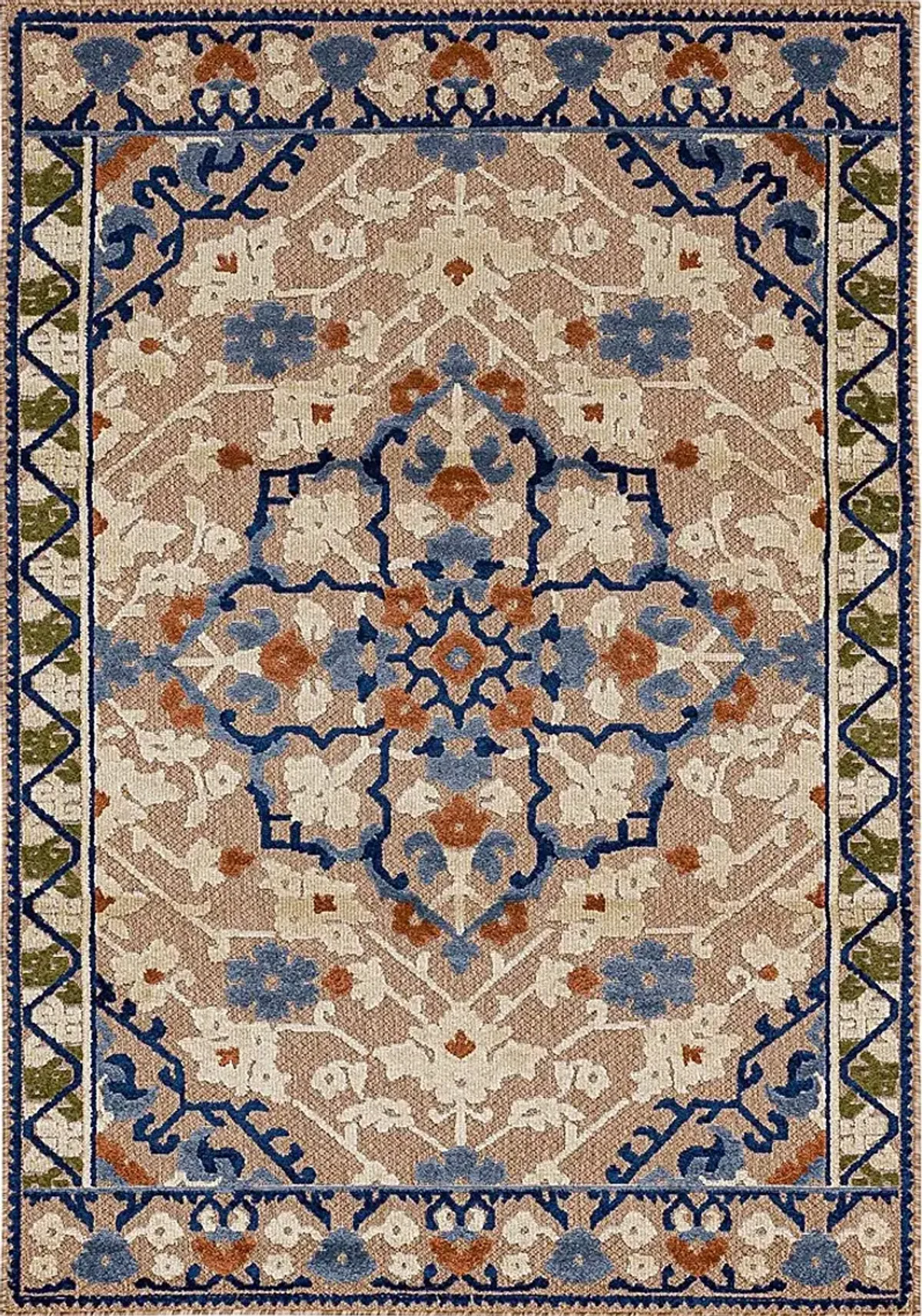 Bannia Bay Multi 6' x 9' Indoor/Outdoor Rug