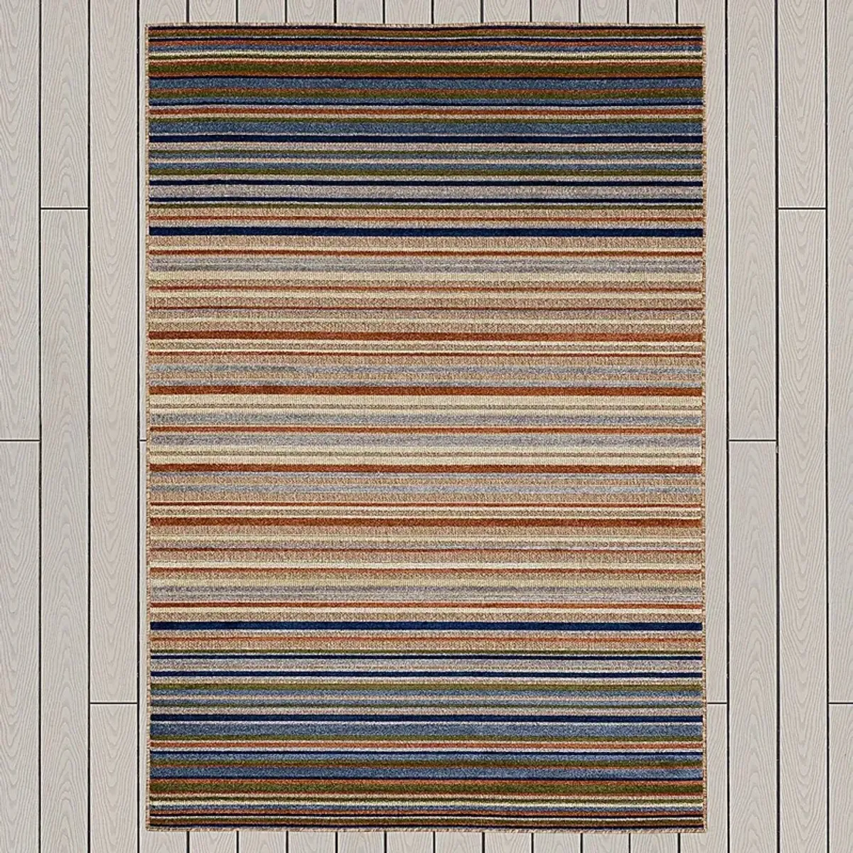 Roxmeny Multi 6' x 9' Indoor/Outdoor Rug