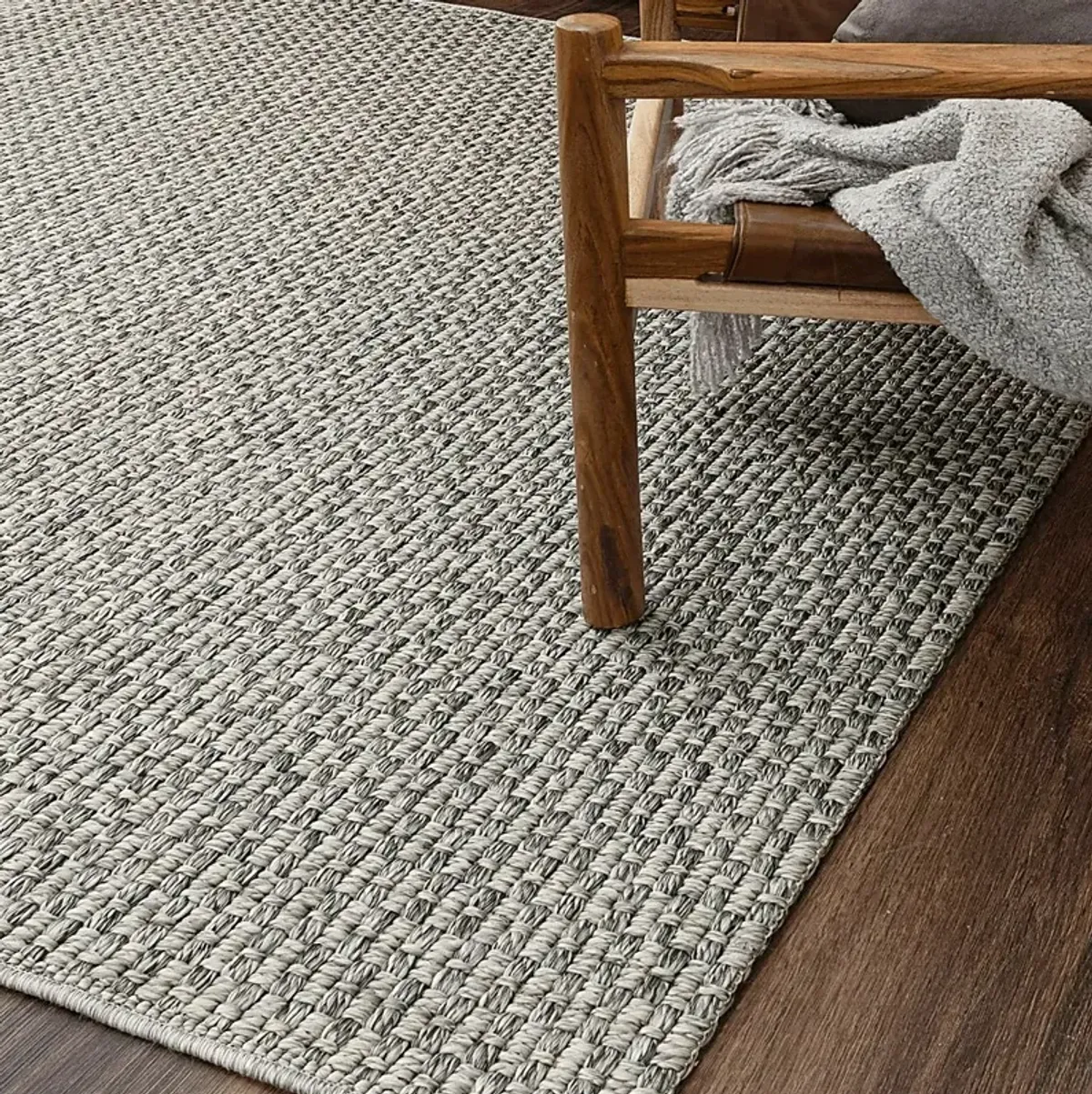 Salt Life Buxlam Bay Gray 6'6 x 9' Indoor/Outdoor Rug