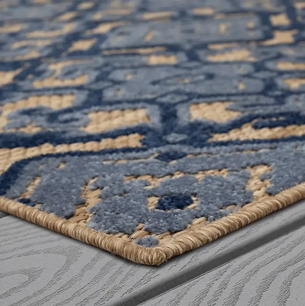 Framingway Blue 6' x 9' Indoor/Outdoor Rug