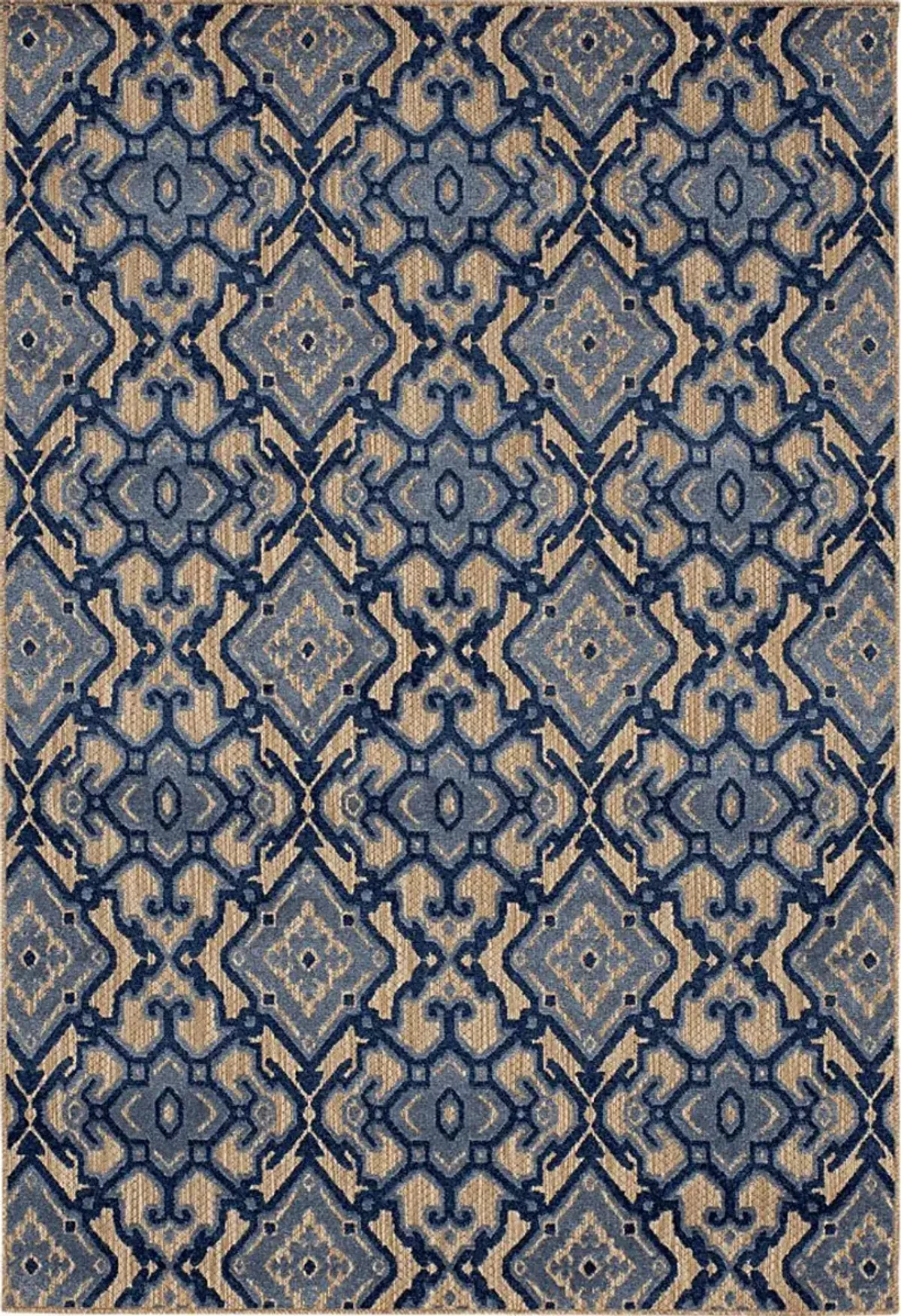 Framingway Blue 6' x 9' Indoor/Outdoor Rug