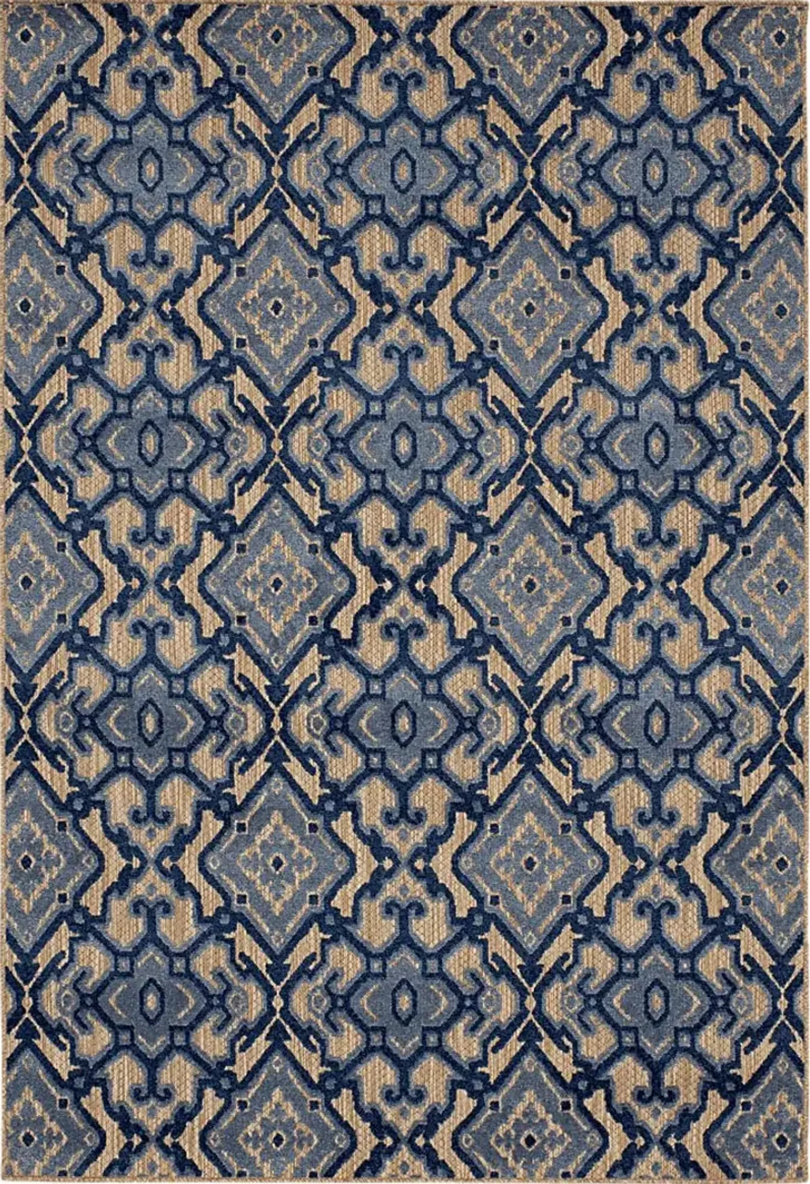 Framingway Blue 6' x 9' Indoor/Outdoor Rug