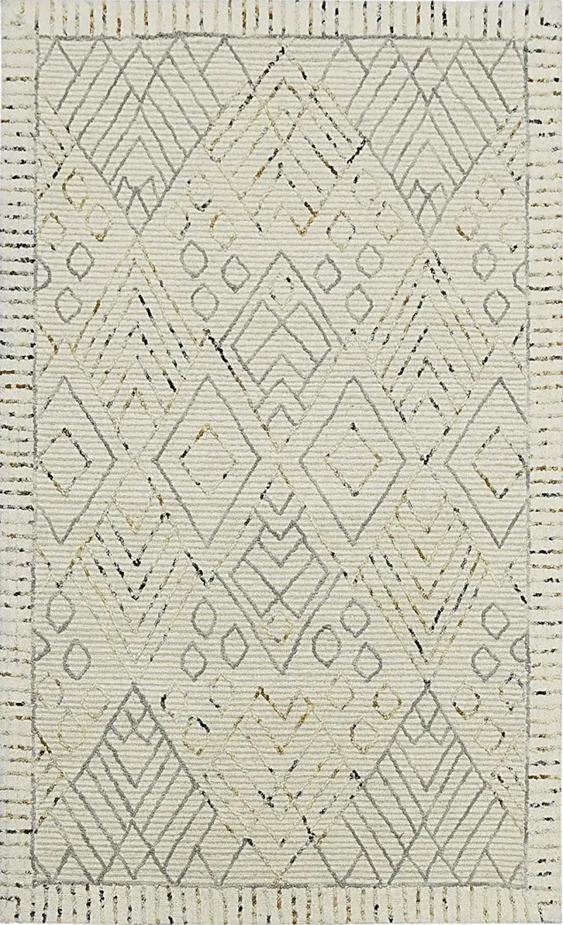 Rosnach Beige 8' x 10' Rug