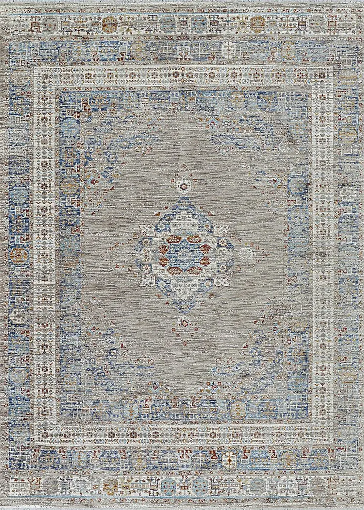 Riverdeen Blue/Brown 6'6 x 9'6 Rug