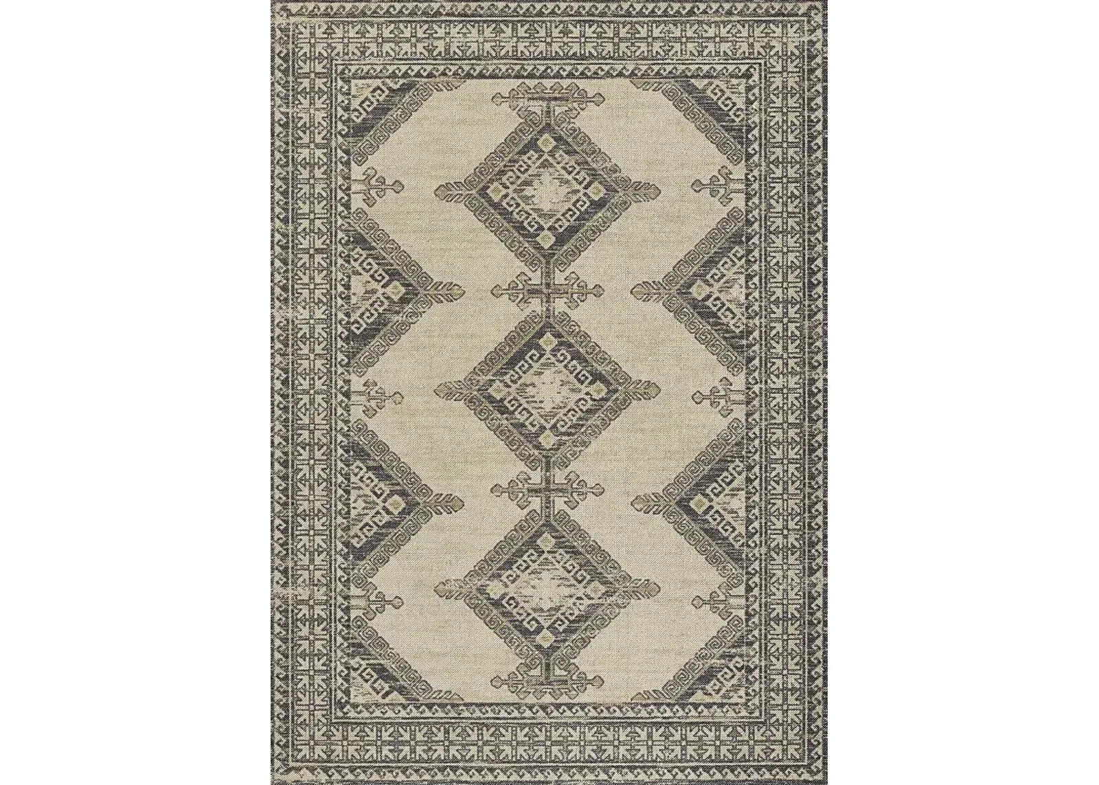 Apexi Black 6'6 x 9' Rug