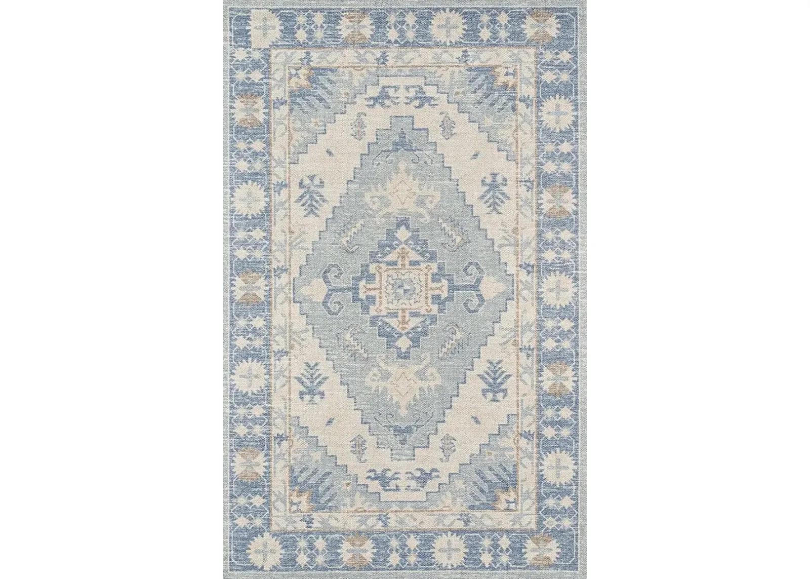 Wealon Blue 6'6 x 9' Rug