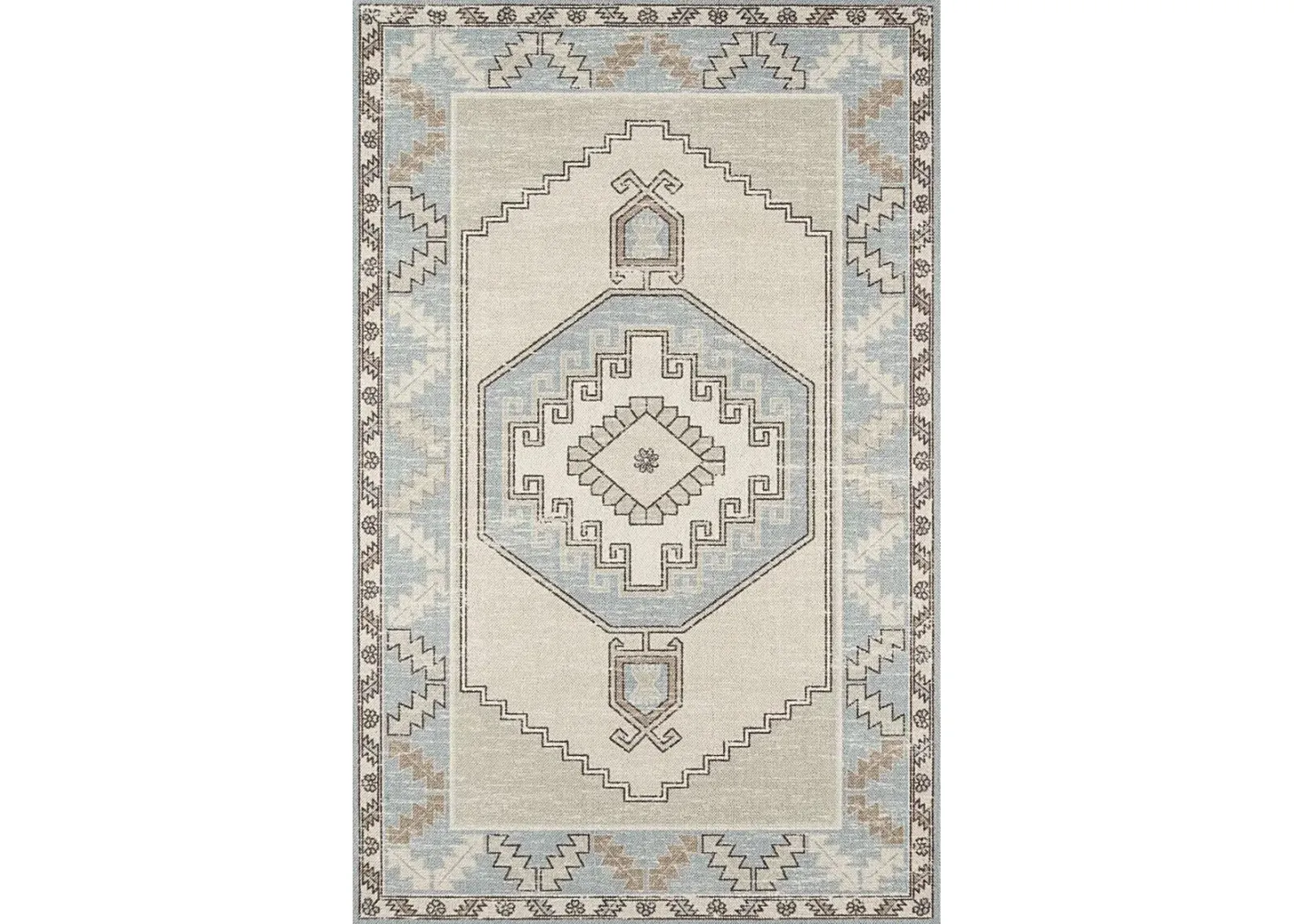 Arisha Blue 6'6 x 9' Rug