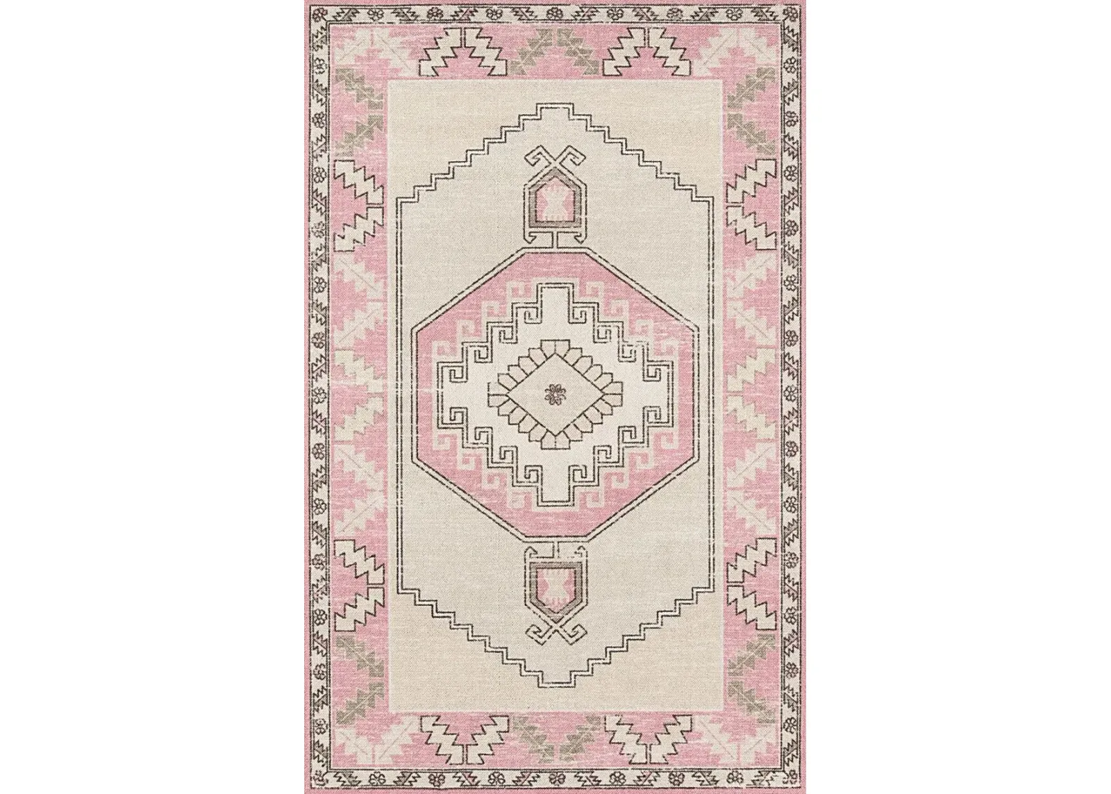 Arisha Pink 6'6 x 9' Rug