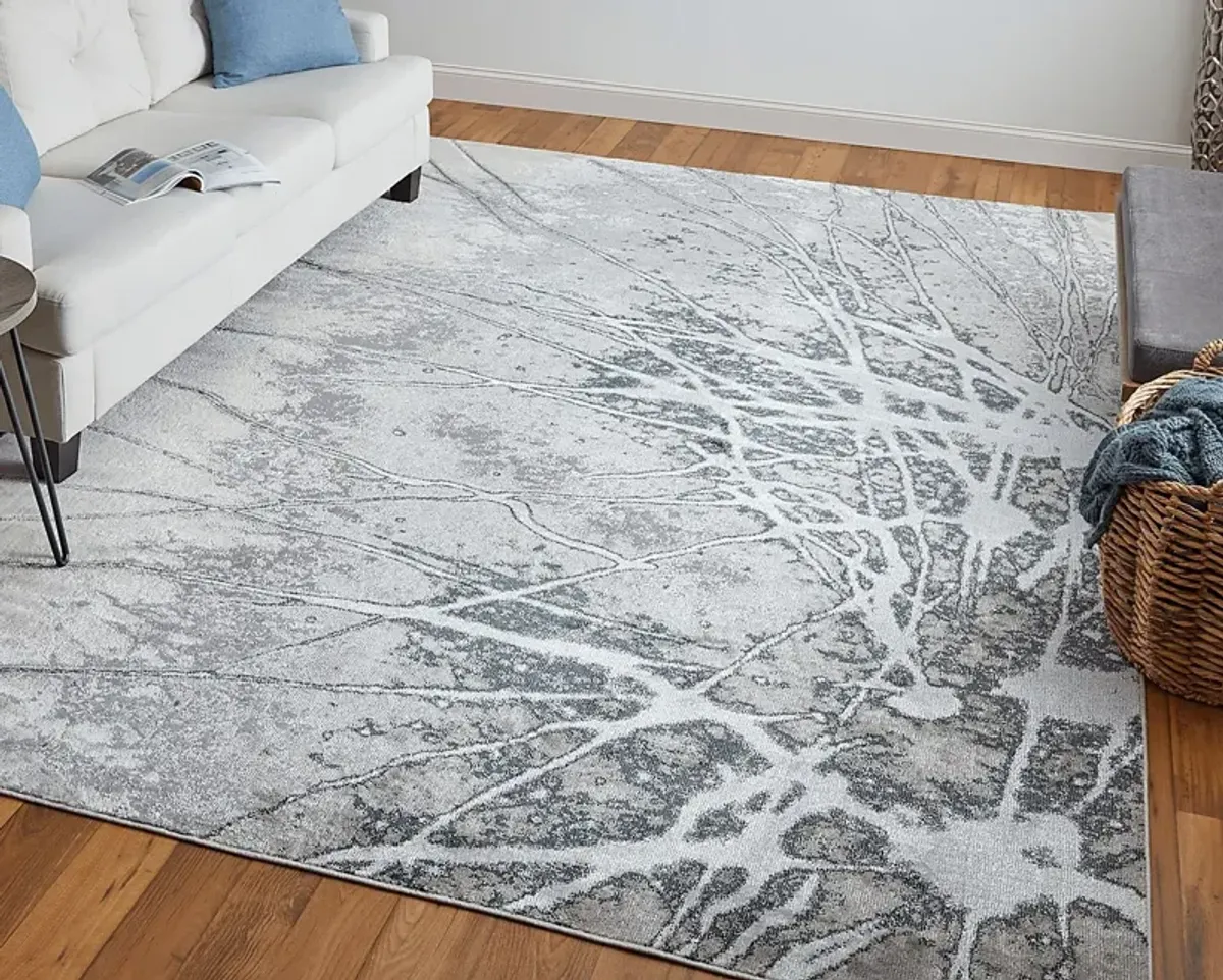 Daymere Silver 6'7 x 9'6 Rug