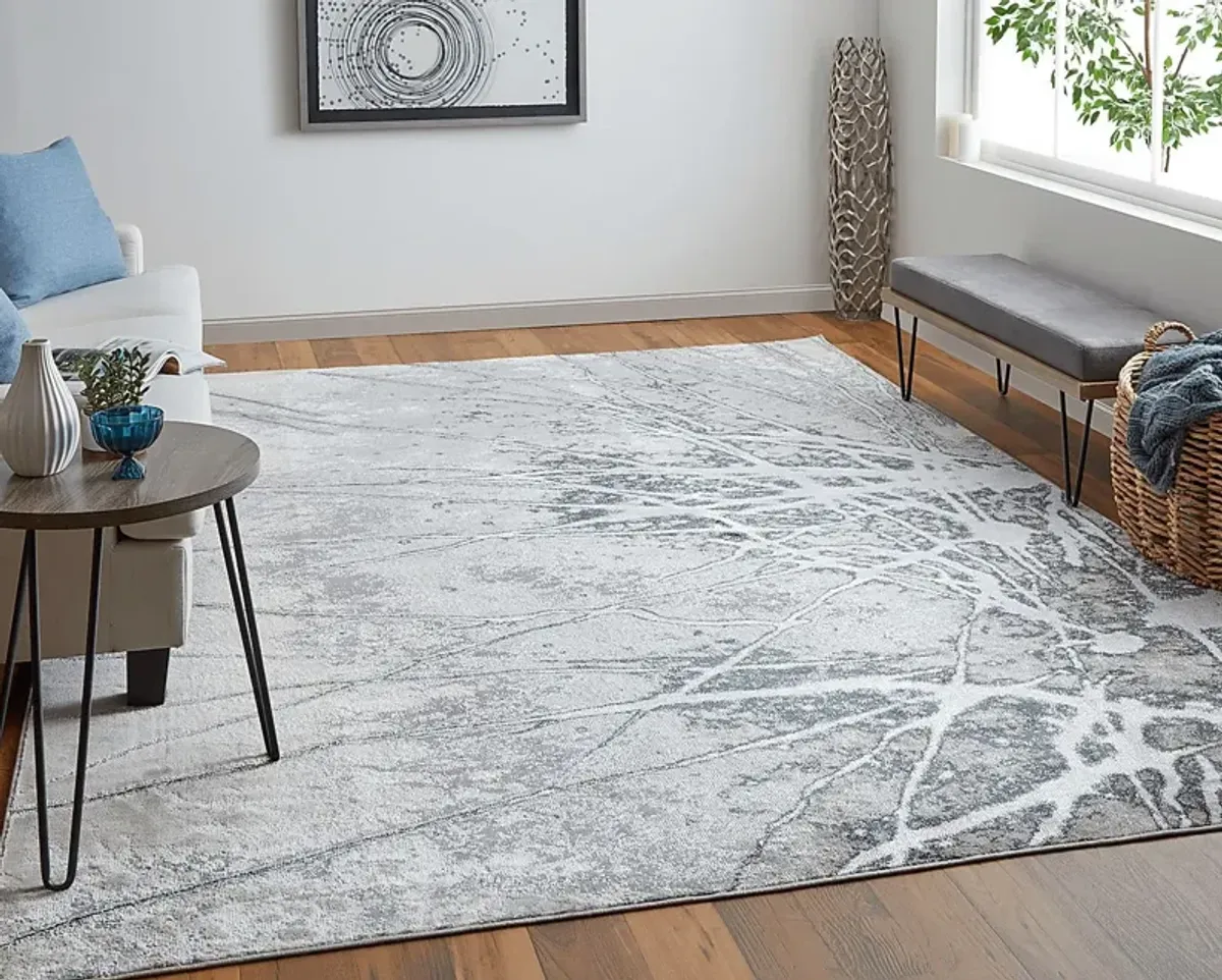 Daymere Silver 6'7 x 9'6 Rug