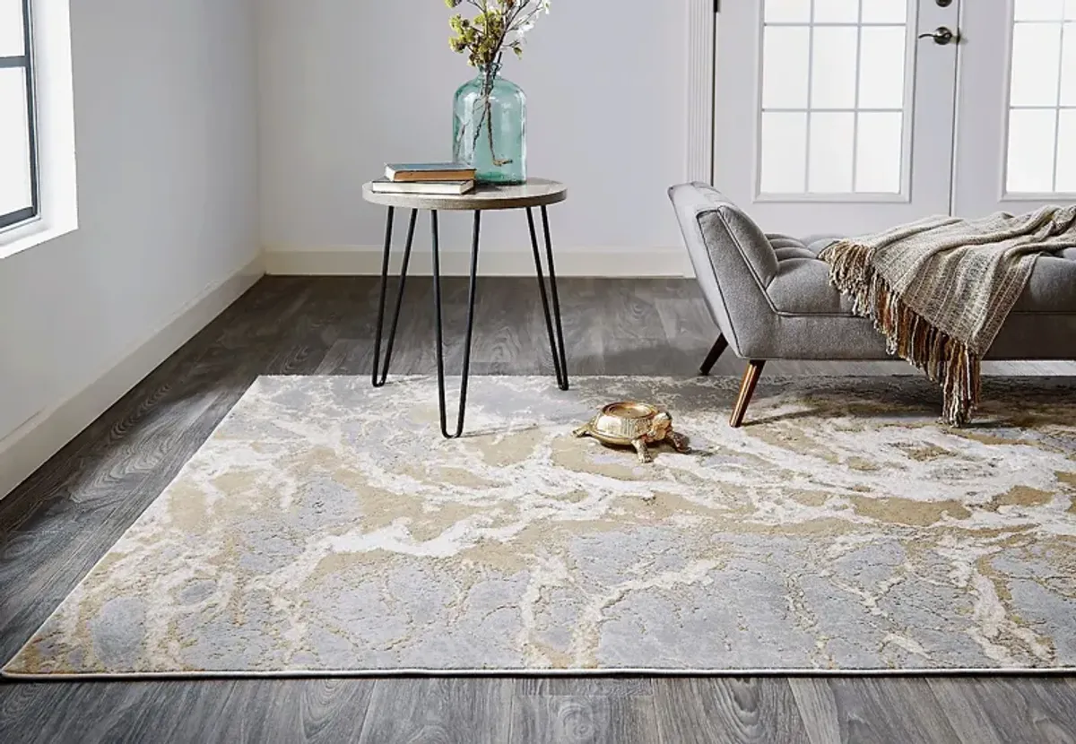 Fairsea Ivory 6'7 x 9'6 Rug