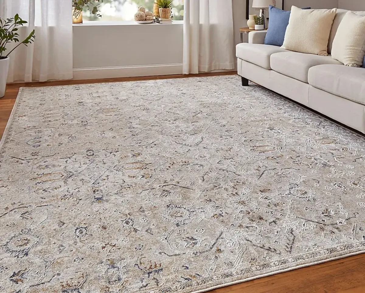 Hardara Taupe 6'7 x 9'6 Rug