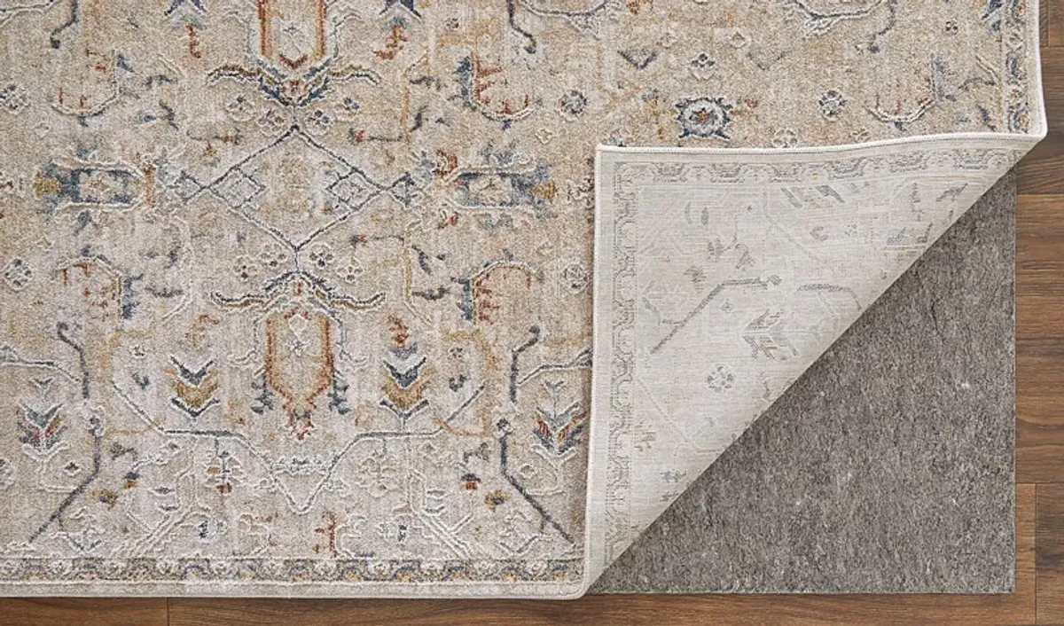 Hardara Taupe 6'7 x 9'6 Rug