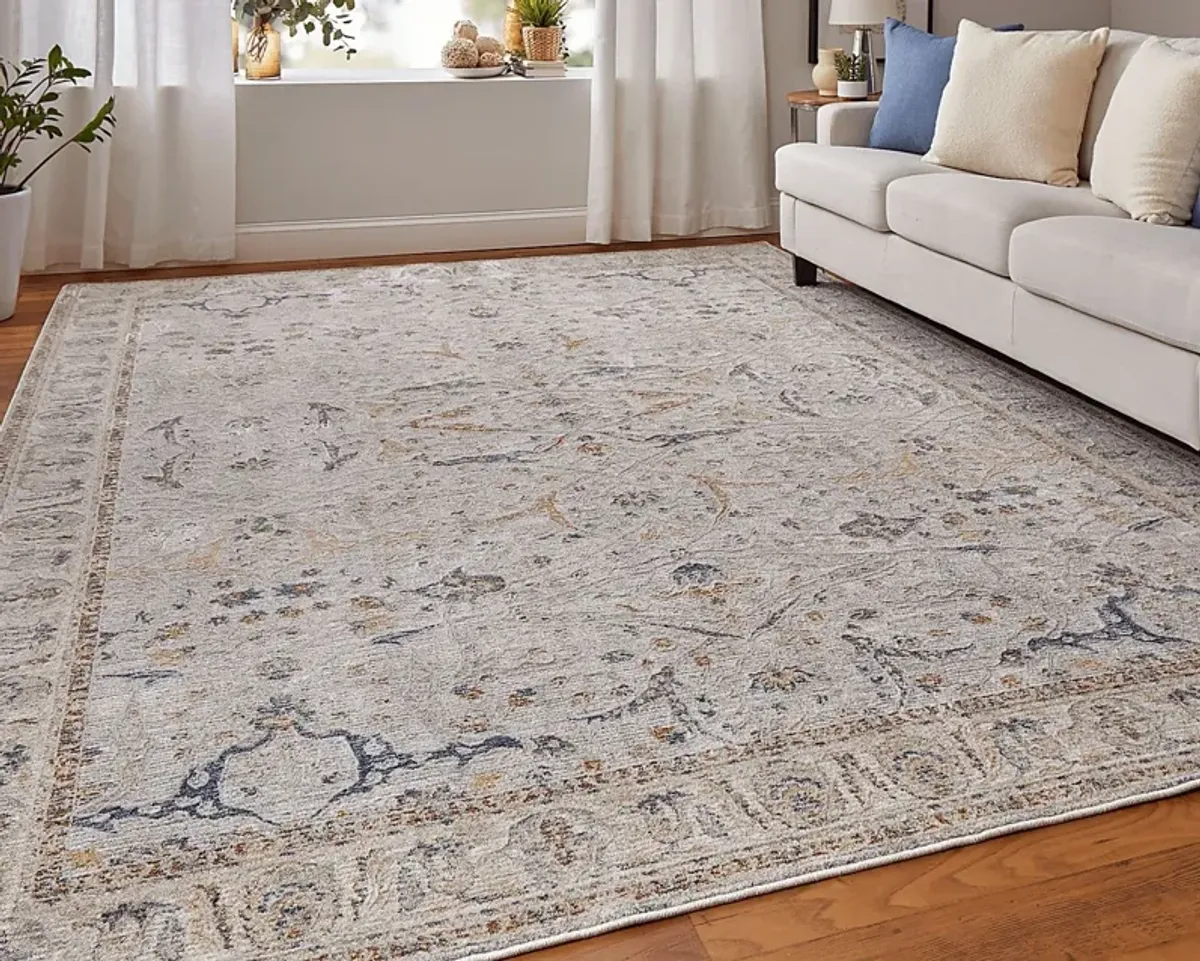 Tudama Ivory 6'7 x 9'6 Rug