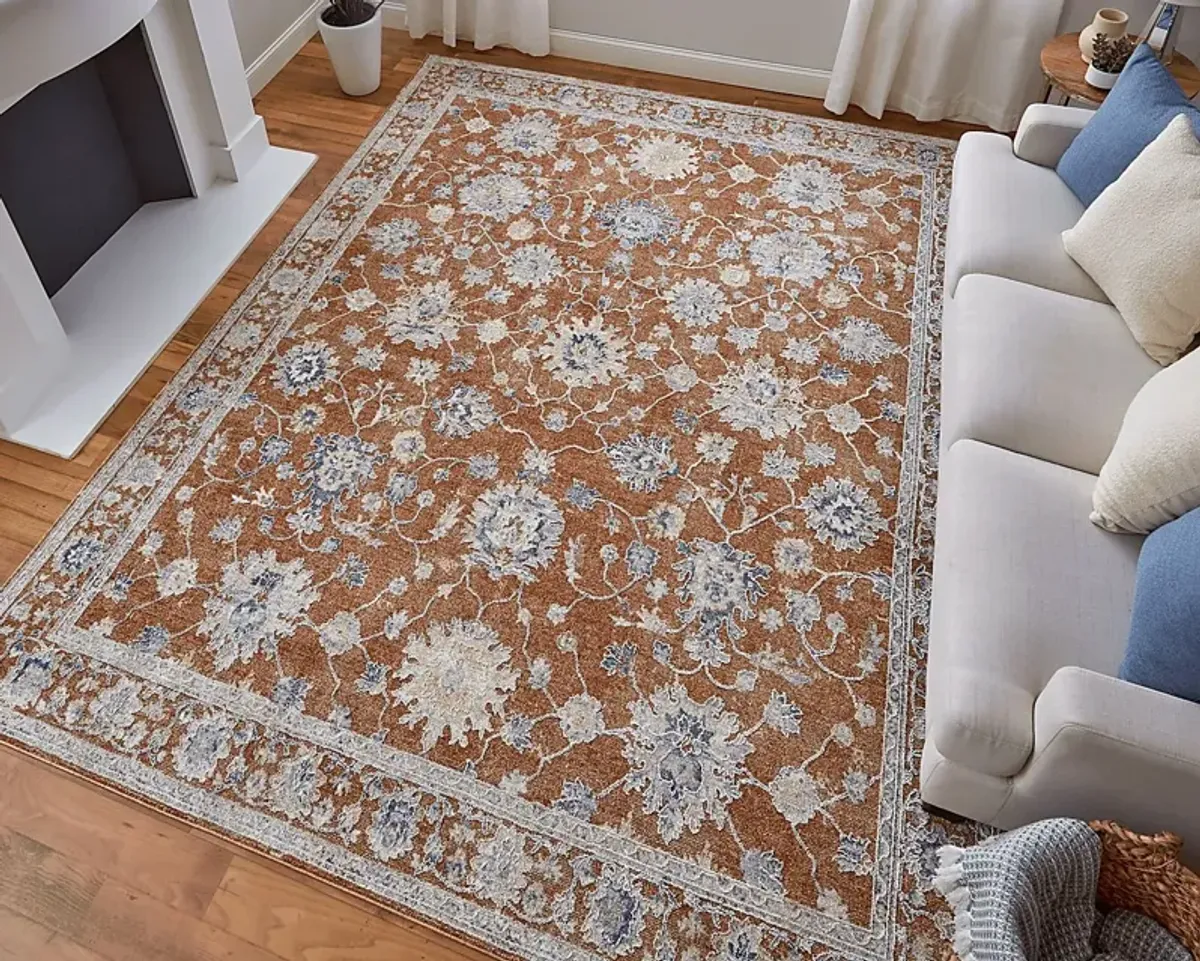 Moragua Rust 6'7 x 9'6 Rug