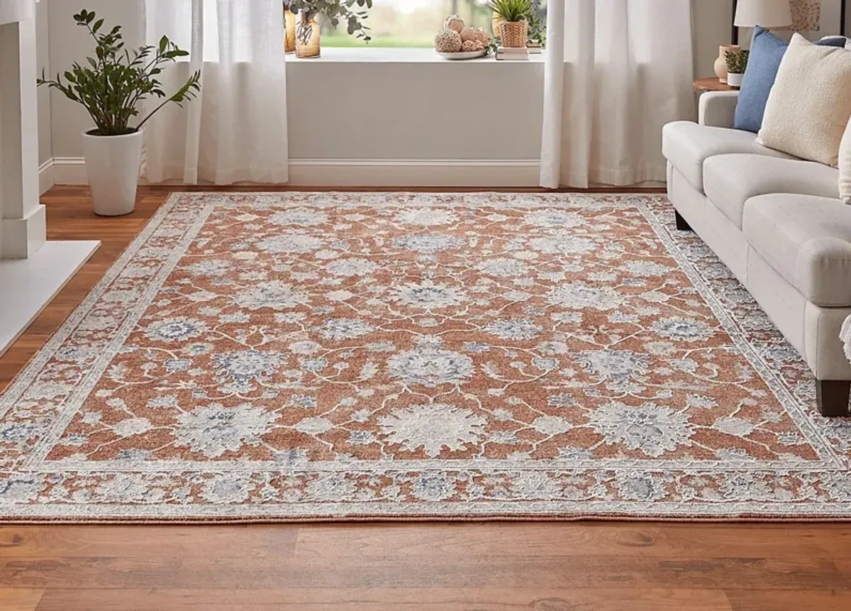 Moragua Rust 6'7 x 9'6 Rug