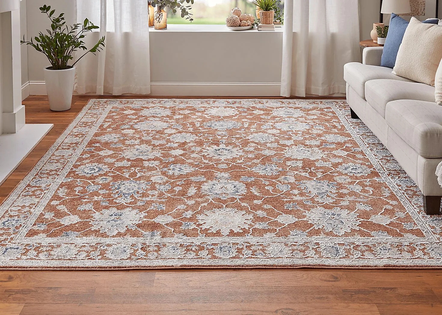 Moragua Rust 6'7 x 9'6 Rug