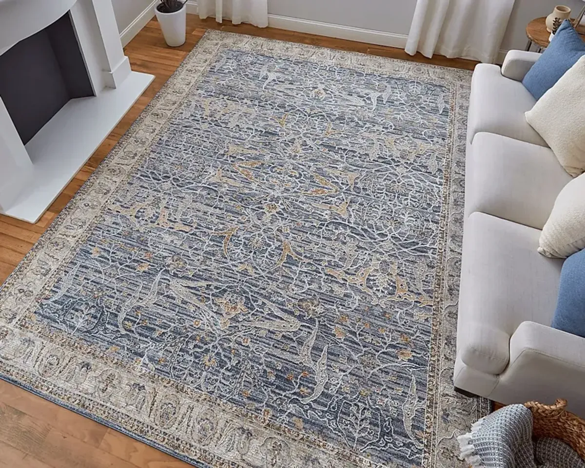 Warissa Blue 6'7 x 9'6 Rug