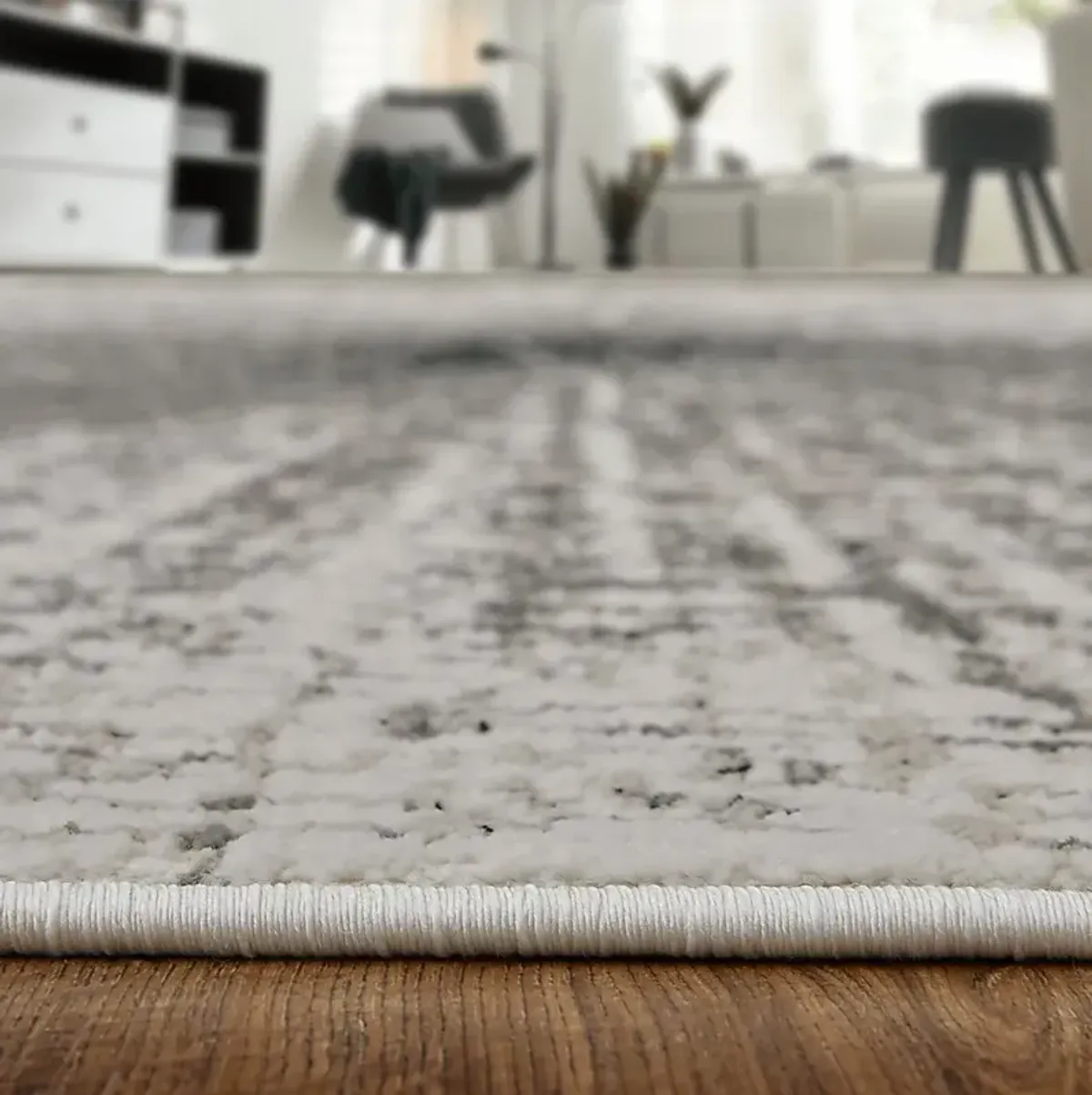 Corrarith Dark Gray 6'7 x 9'6 Rug