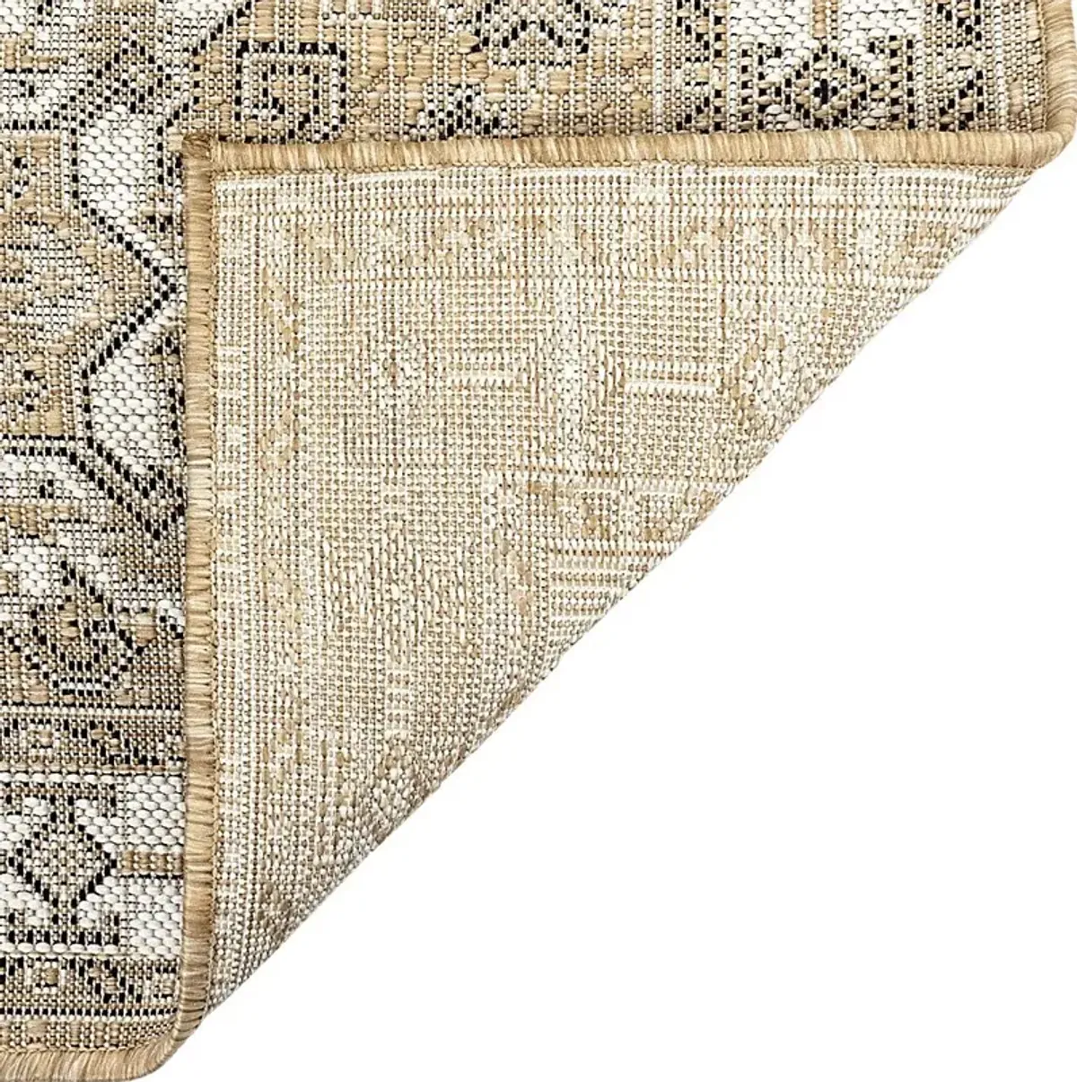 Bannigan Natural 6'6 x 9'4 Indoor/Outdoor Rug