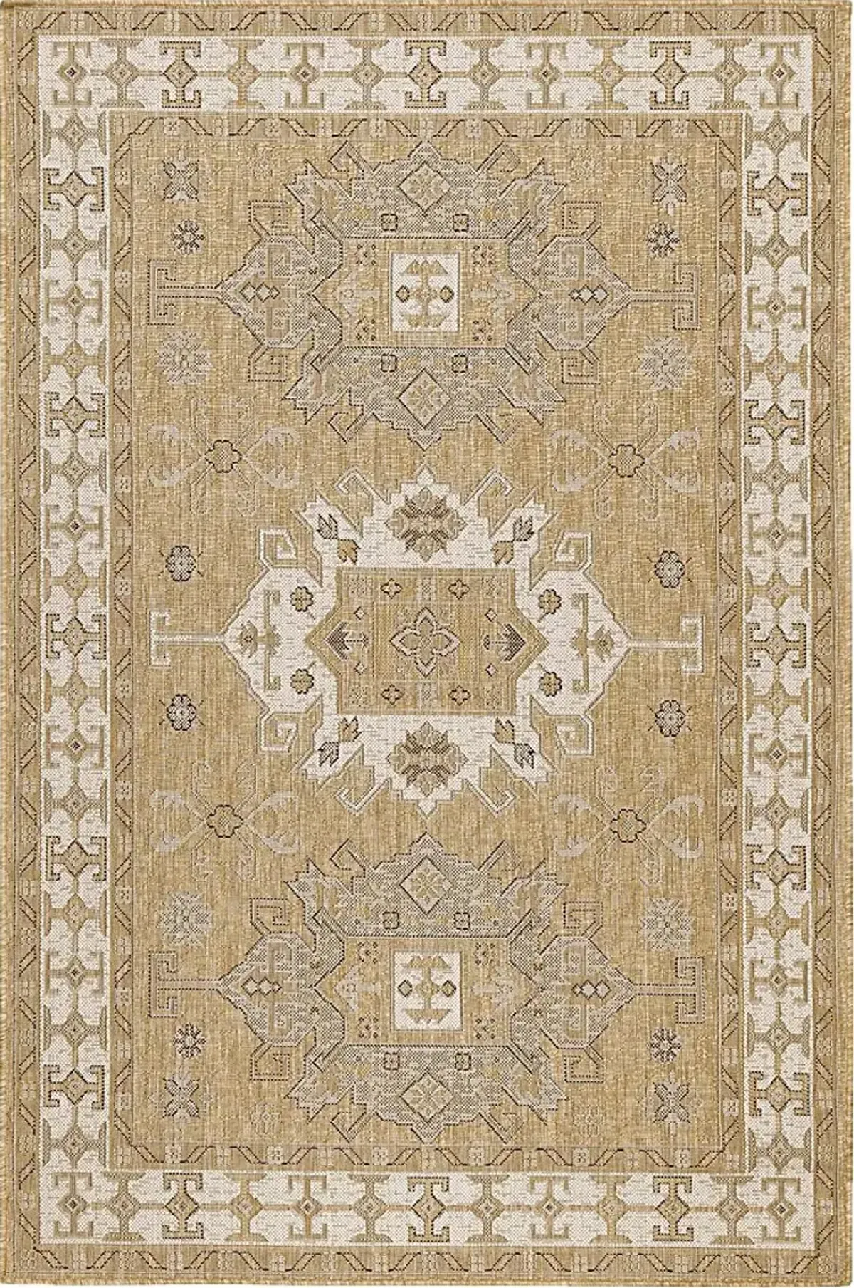 Bannigan Natural 6'6 x 9'4 Indoor/Outdoor Rug