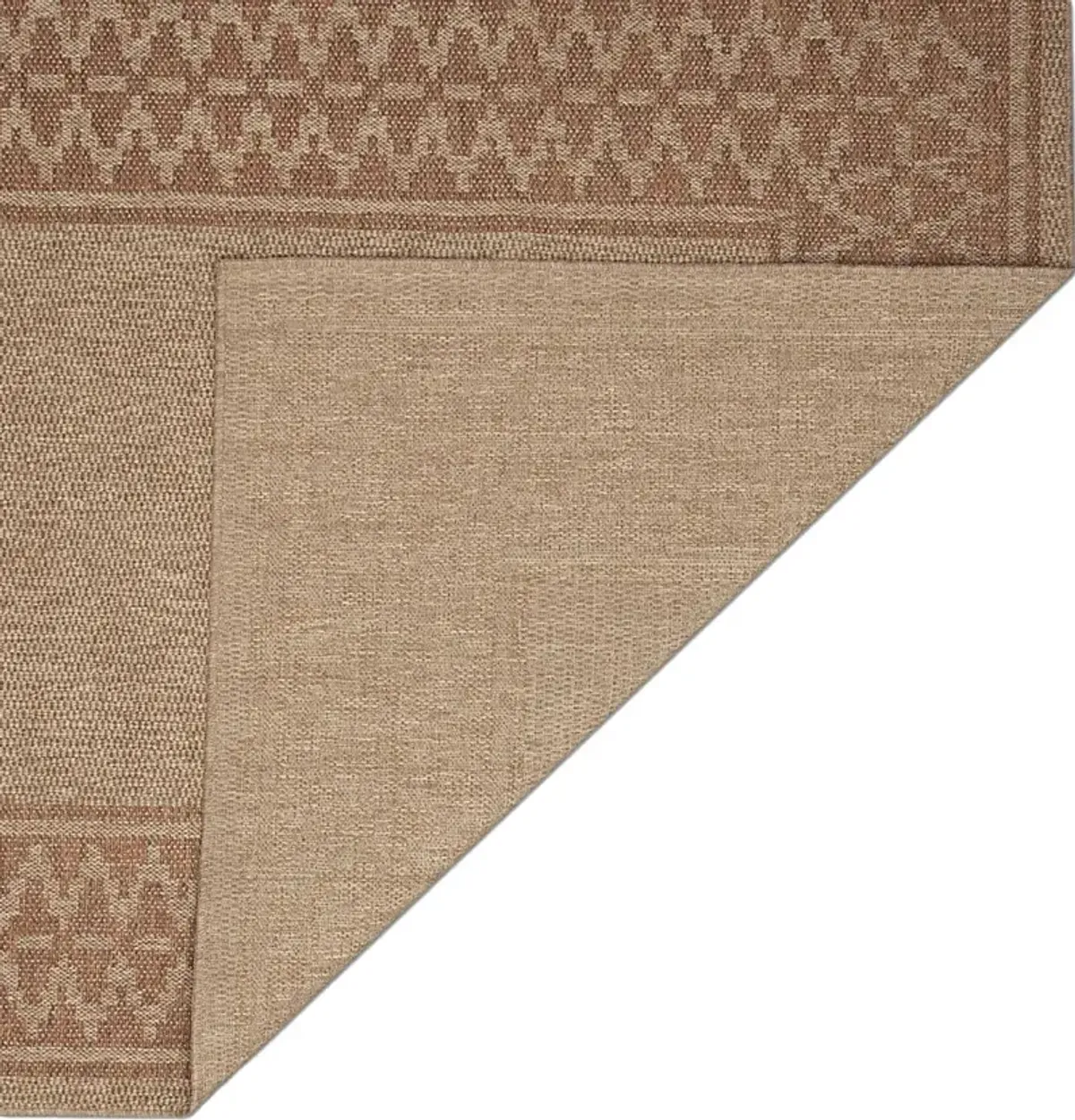 Coosaw Terracotta 6'6 x 9'4 Indoor/Outdoor Rug