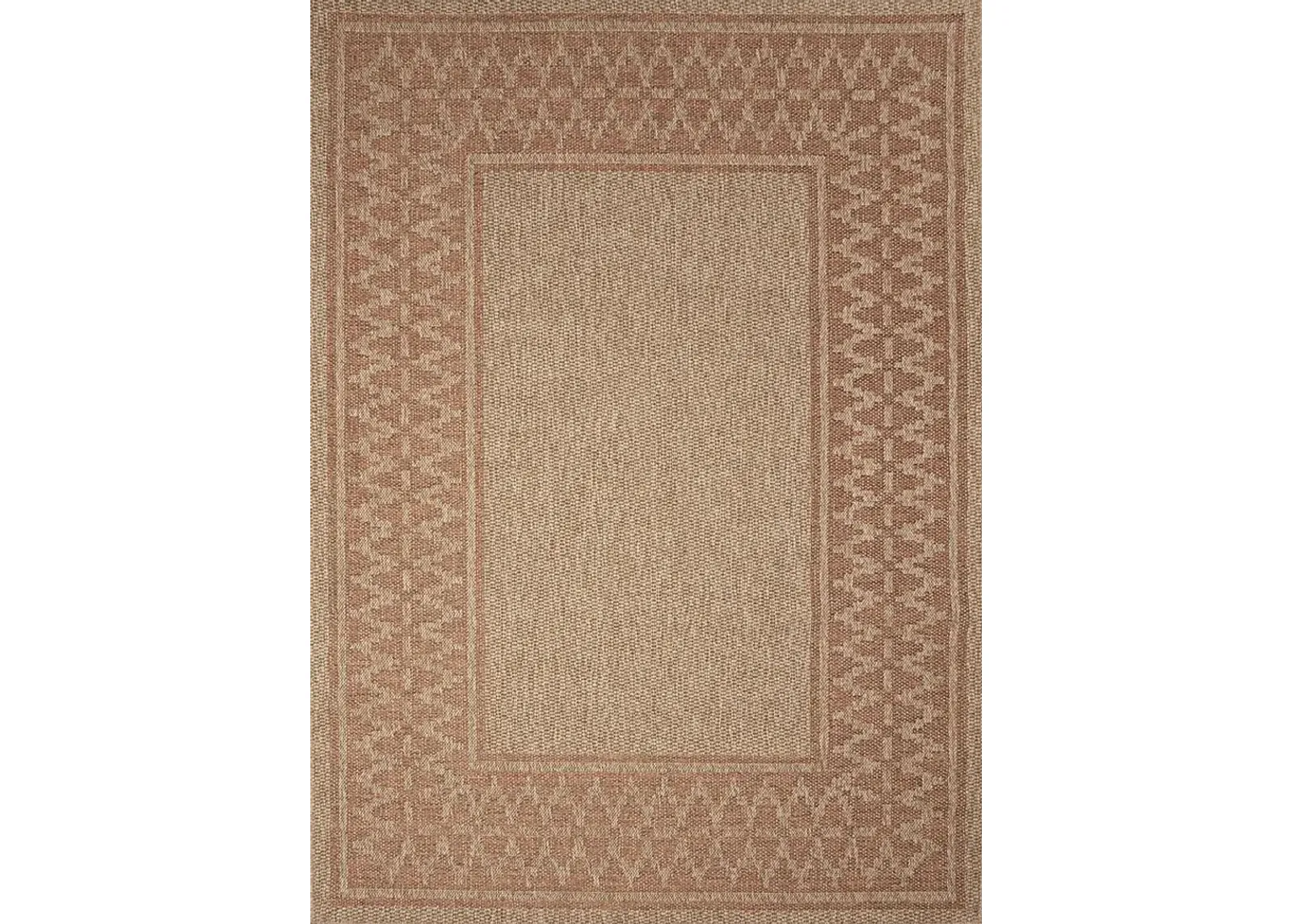 Coosaw Terracotta 6'6 x 9'4 Indoor/Outdoor Rug