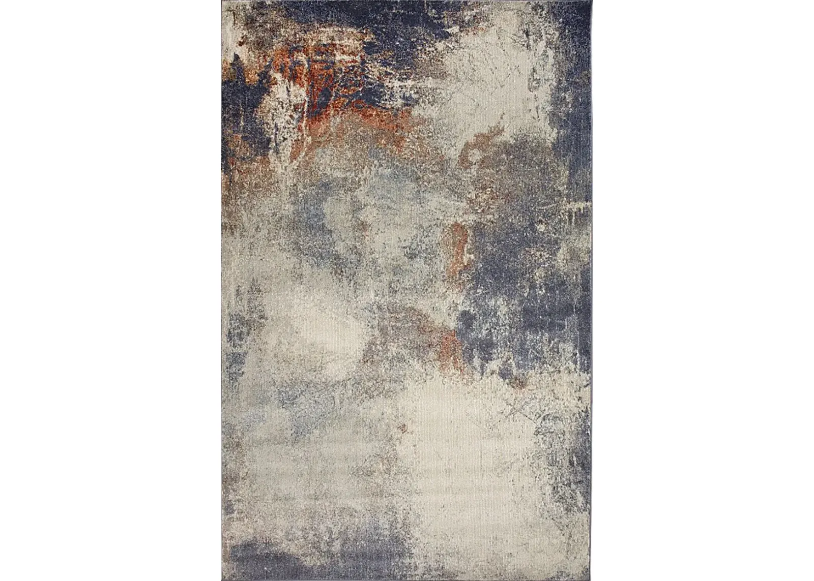 Elmoira Blue 6'6 x 9'4 Rug