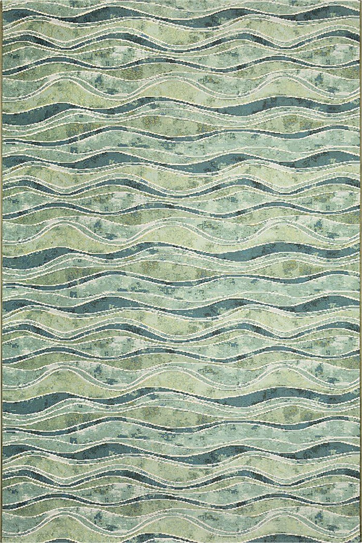 Wimasa Green 6'6 x 9'4 Indoor/Outdoor Rug