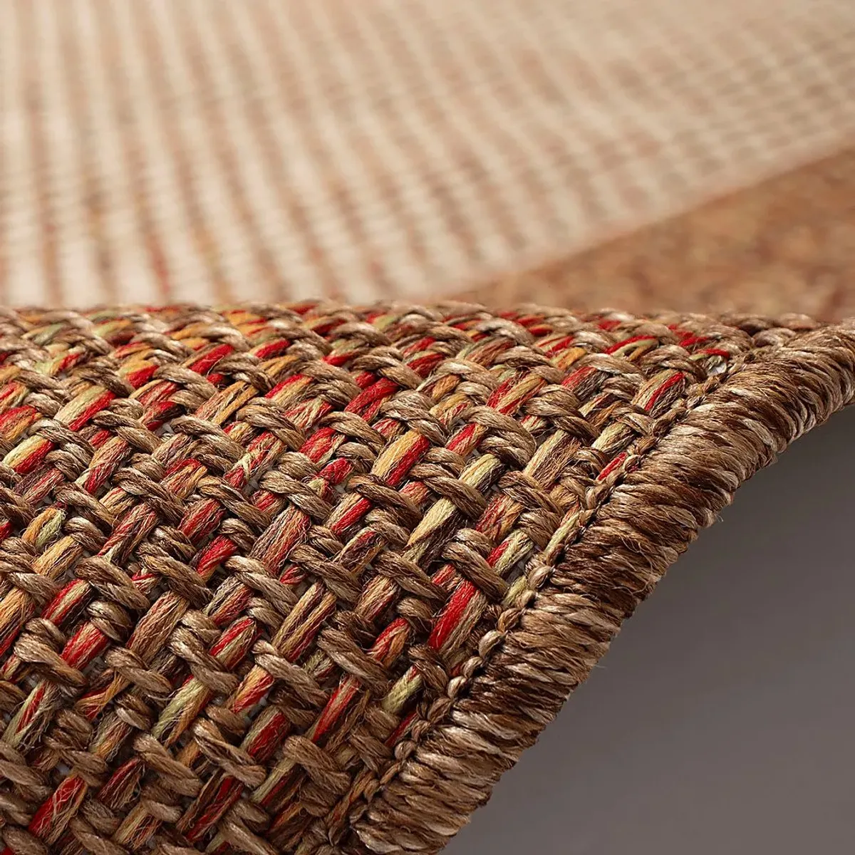 Qarray Rust 6'6 x 9'4 Indoor/Outdoor Rug