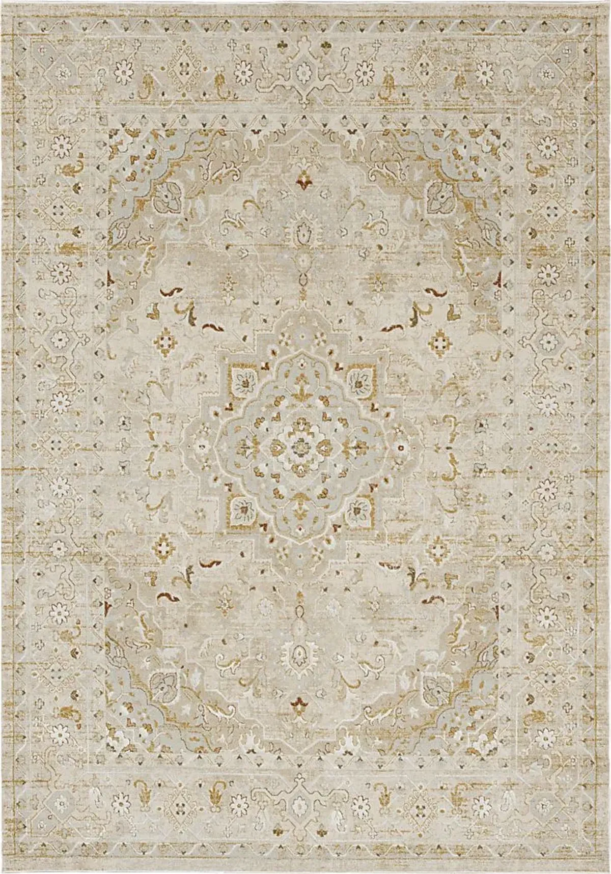 Crown Plaza Cream 6'6 x 9'10 Rug