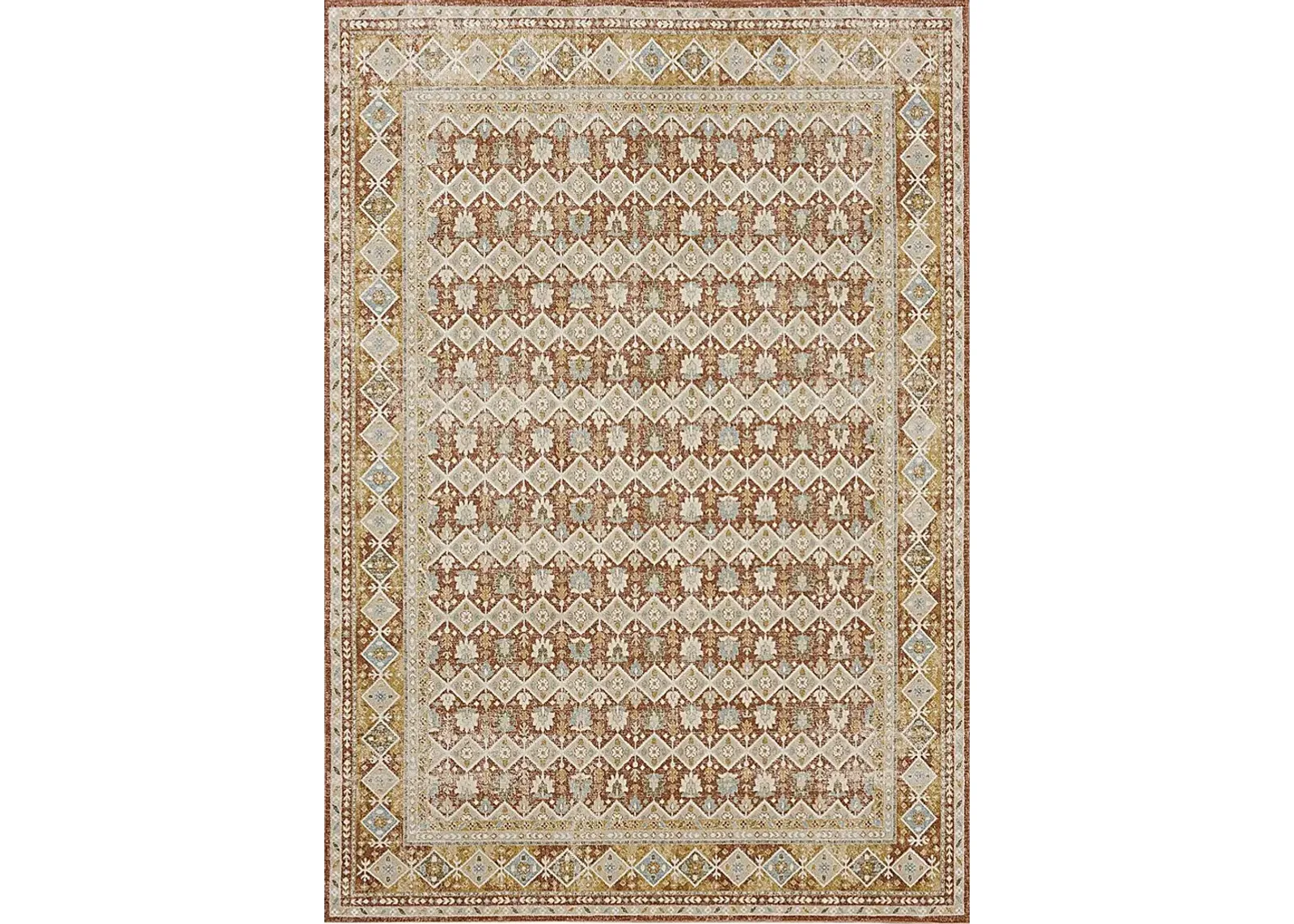 Sandwe Terracotta 6'6 x 9'10 Rug