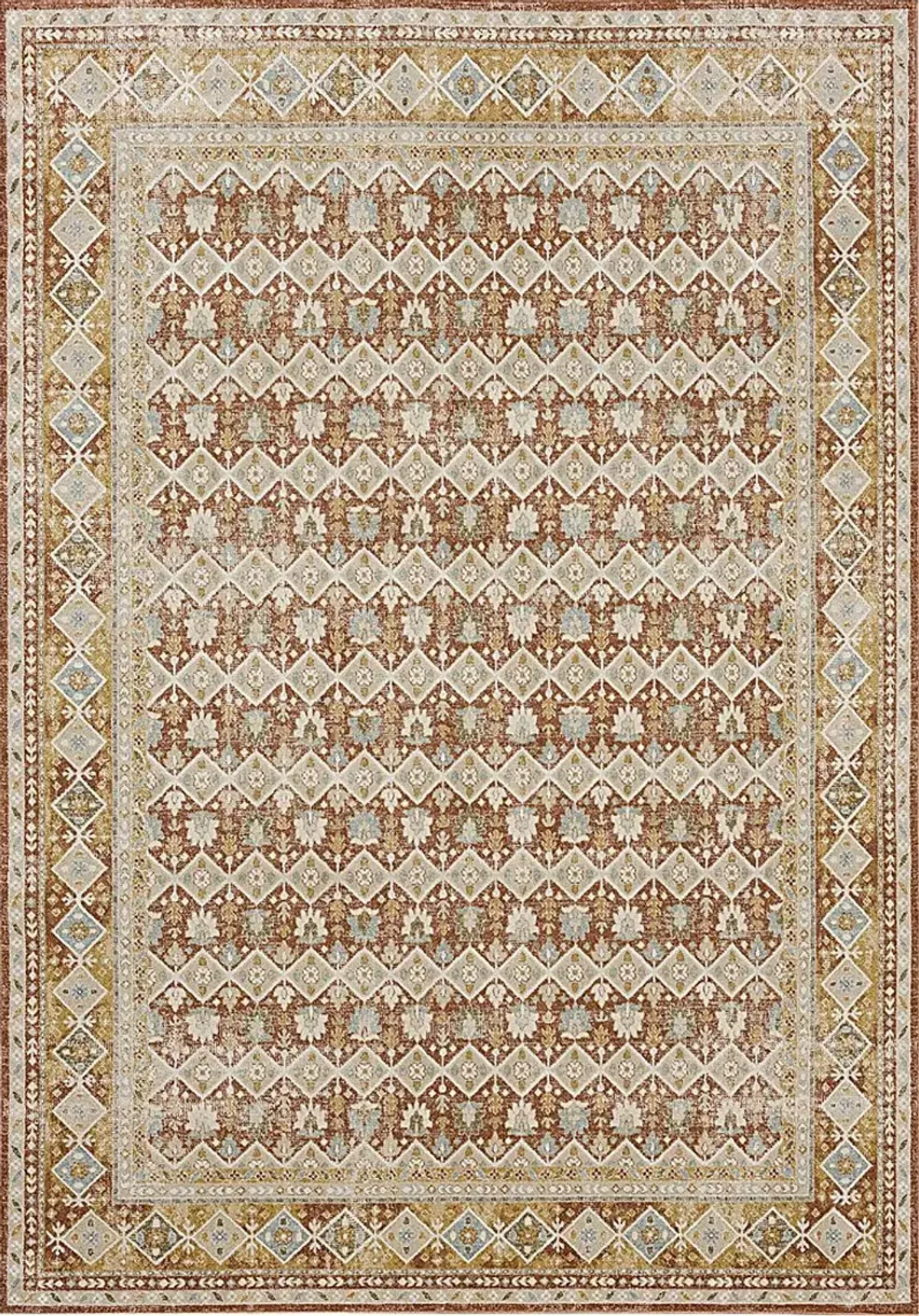 Sandwe Terracotta 6'6 x 9'10 Rug