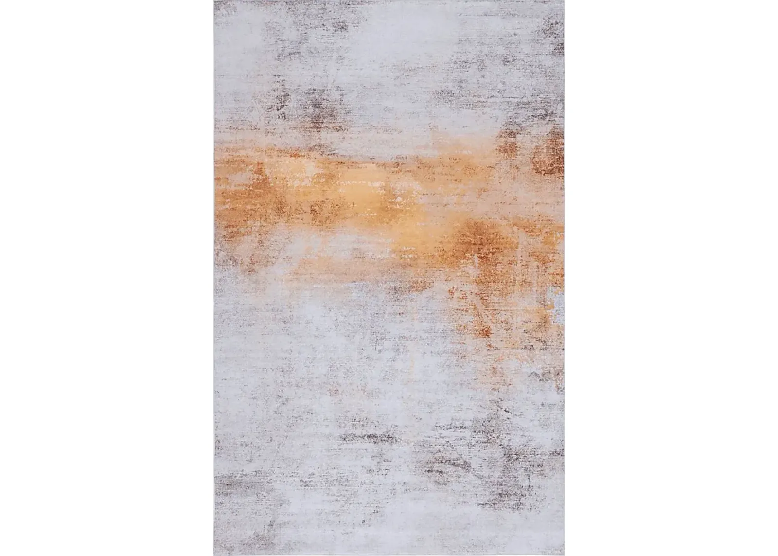 Ergien Gray/Rust 6' x 9' Rug