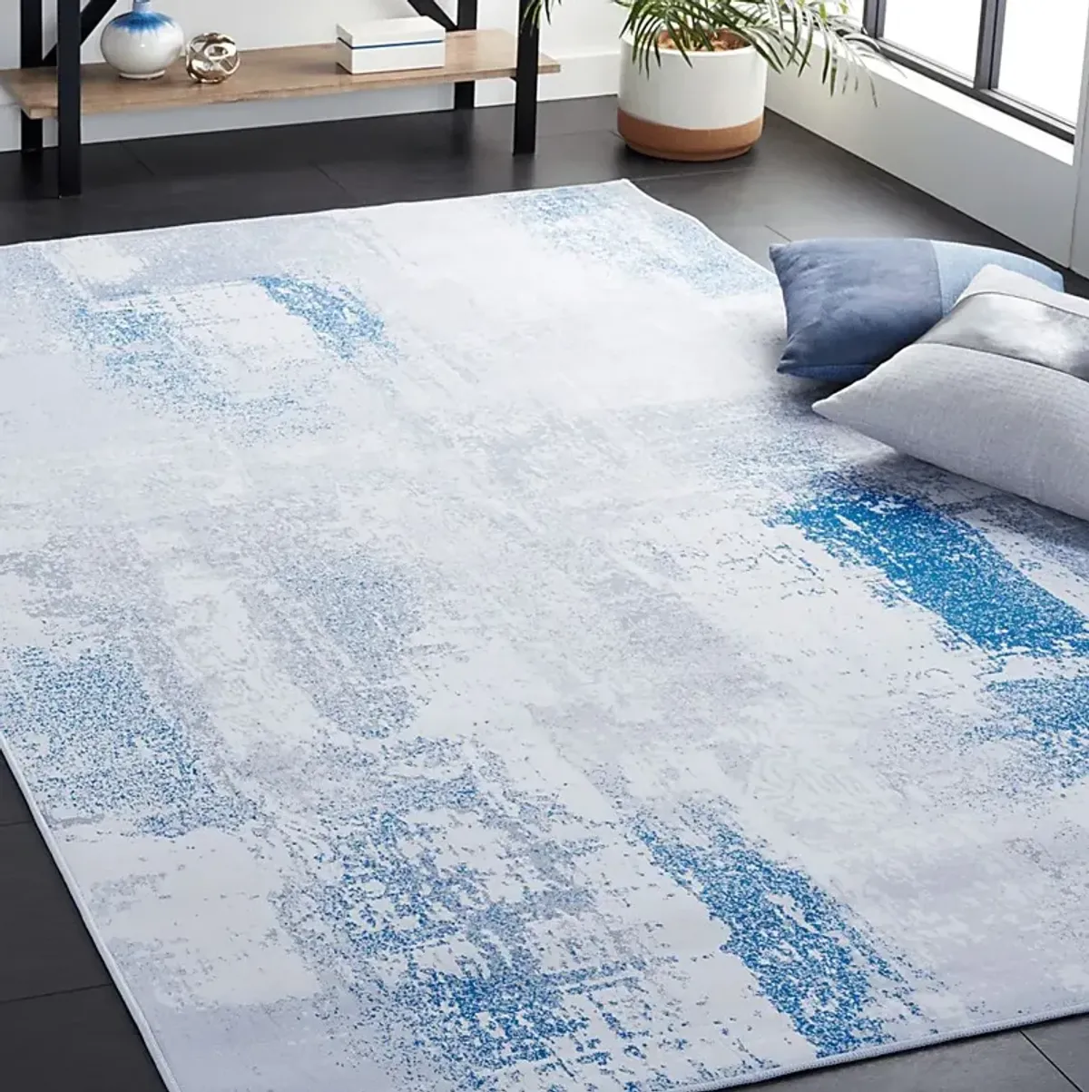 Lavol Gray/Blue 6' x 9' Rug