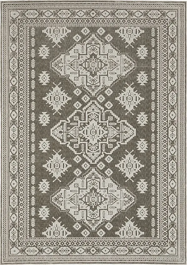 Kemat Gray 6'7 x 9'6 Rug